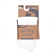 Pacers Running-Pacers Running Midweight No Show Sock-White-Pacers Running