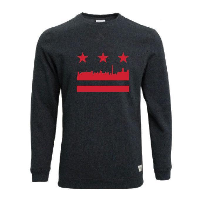 Recover-Recover DC Flag Sweatshirt-Charcoal-Pacers Running