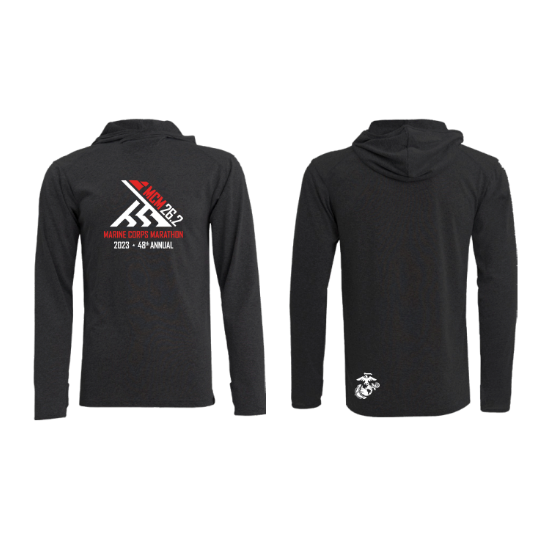 Recover-Recover MCM Logo Sun Hoodie-Heather Black-Pacers Running
