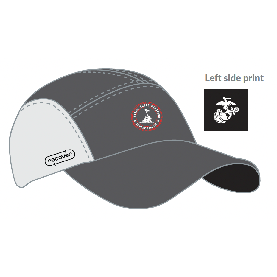 Recover-Recover MCM War Memorial Runner Hat-Dark Gray-Pacers Running