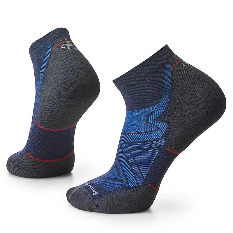 Smartwool-Smartwool Run Targeted Cushion Ankle Socks-Deep Navy-Pacers Running