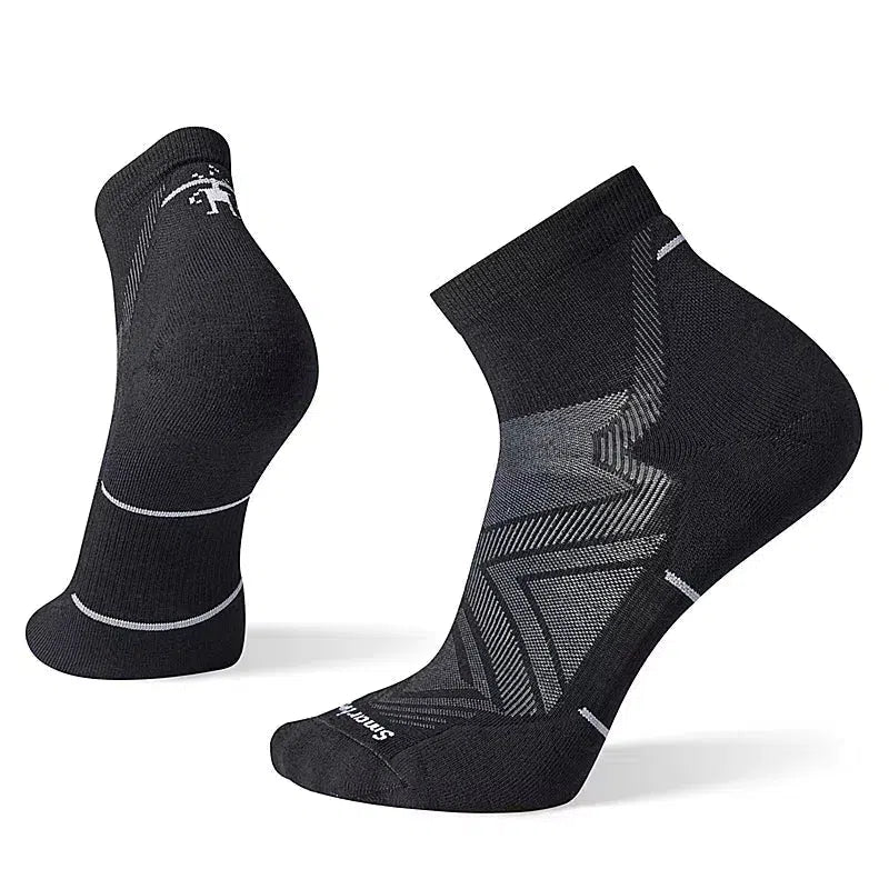 Smartwool-Smartwool Run Targeted Cushion Ankle Socks-Black-Pacers Running