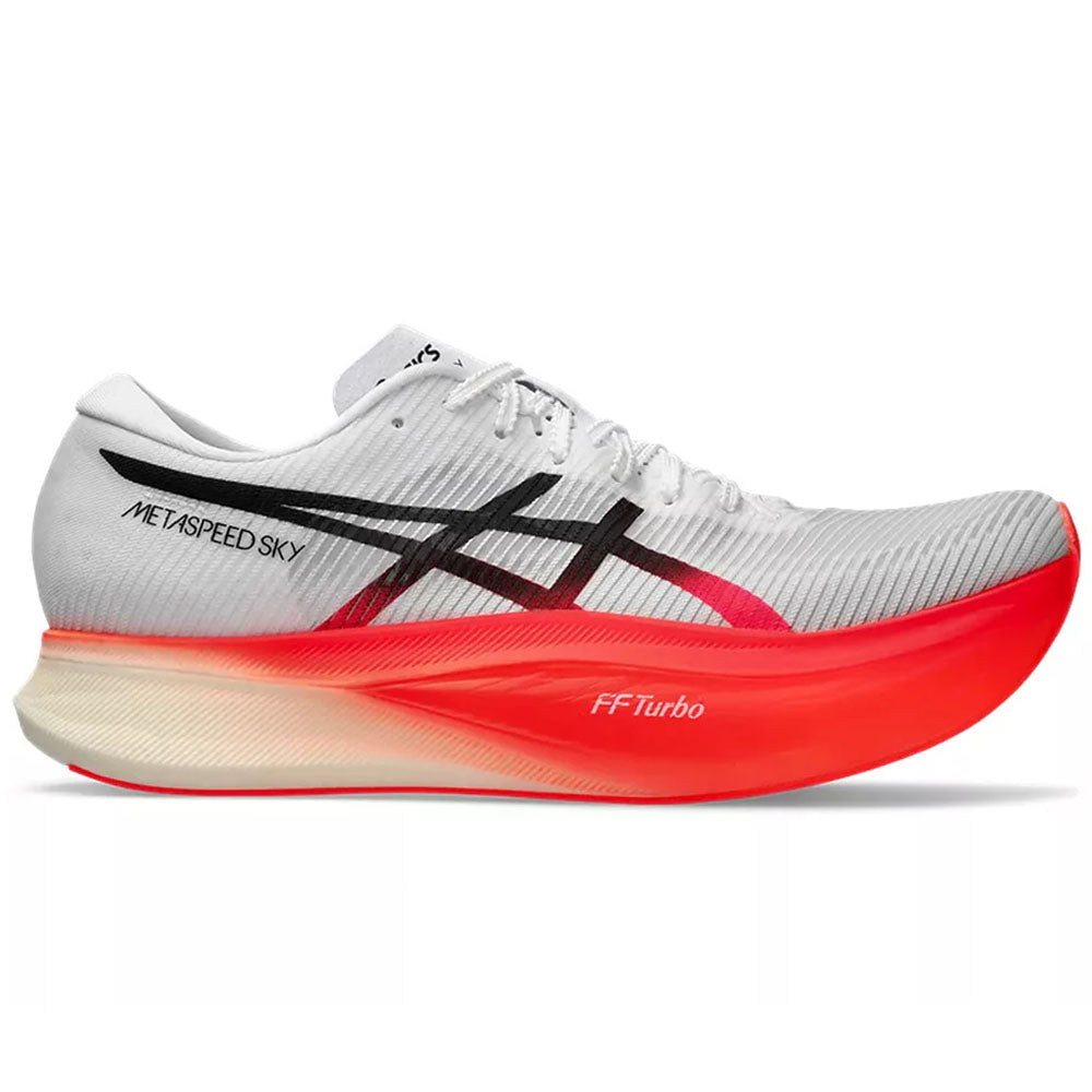 Women's Asics Metaspeed Sky+, White/Black, 8 B Medium