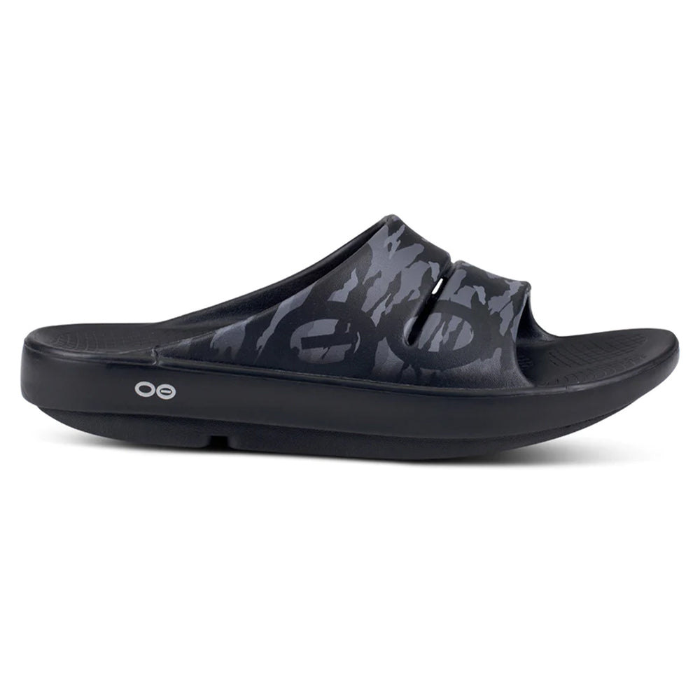 OOFOS-Unisex OOFOS OOahh Sport-Black Camo-Pacers Running