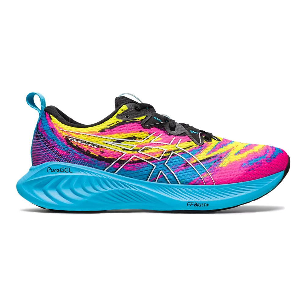 ASICS-Women's ASICS GEL-Cumulus 25-Aquarium/Vibrant Yellow-Pacers Running