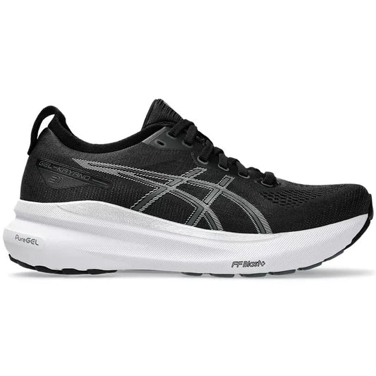 Women's Asics Gel-Kayano 31, Black/Pure Silver, 7 2A Narrow