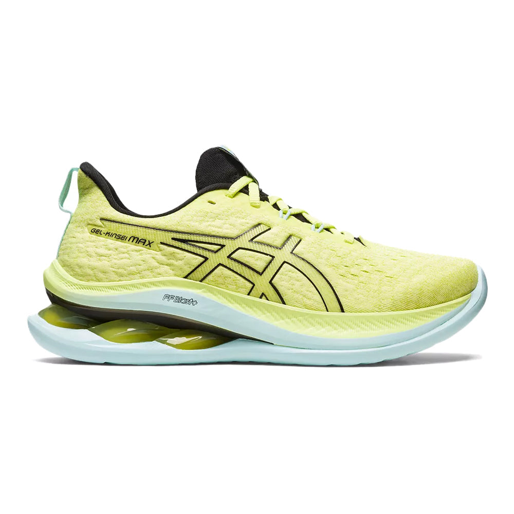 Women's Asics Gel-Kinsei Max, Glow Yellow/Black, 11 B Medium