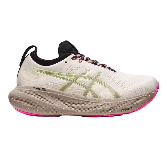 ASICS-Women's ASICS GEL-Nimbus 25 TR-Nature Bathing/Lime Green-Pacers Running