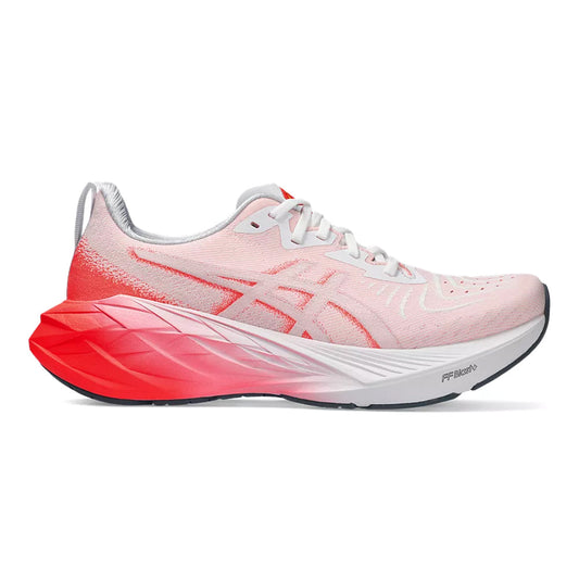 ASICS-Women's ASICS Novablast 4-White/Sunrise Red-Pacers Running