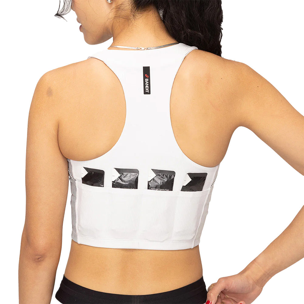 Women's ASICS x Bandit Cadence Stripe Zip Front Race Crop – Pacers