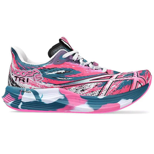 Women's Asics Noosa TRI 15, Restful Teal/Hot Pink, 5 B Medium