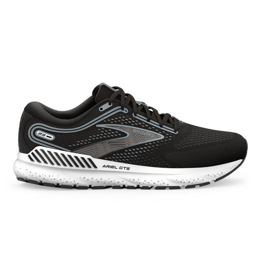 Women's Brooks Ariel GTS 23, Black/Grey/White, 7 B Medium