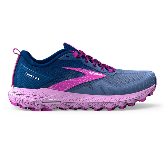 Brooks-Women's Brooks Cascadia 17-Navy/Purple/Violet-Pacers Running