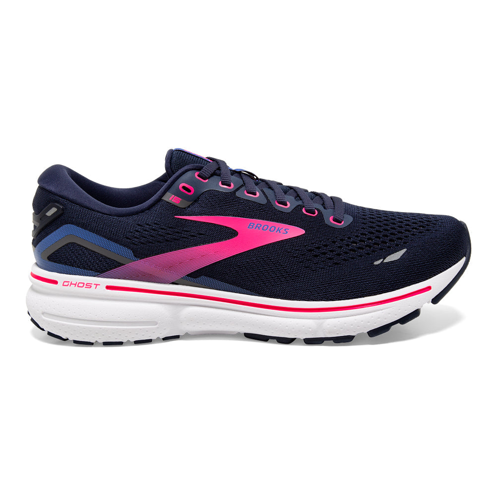 Brooks-Women's Brooks Ghost 15-Peacoat/Blue/Pink-Pacers Running