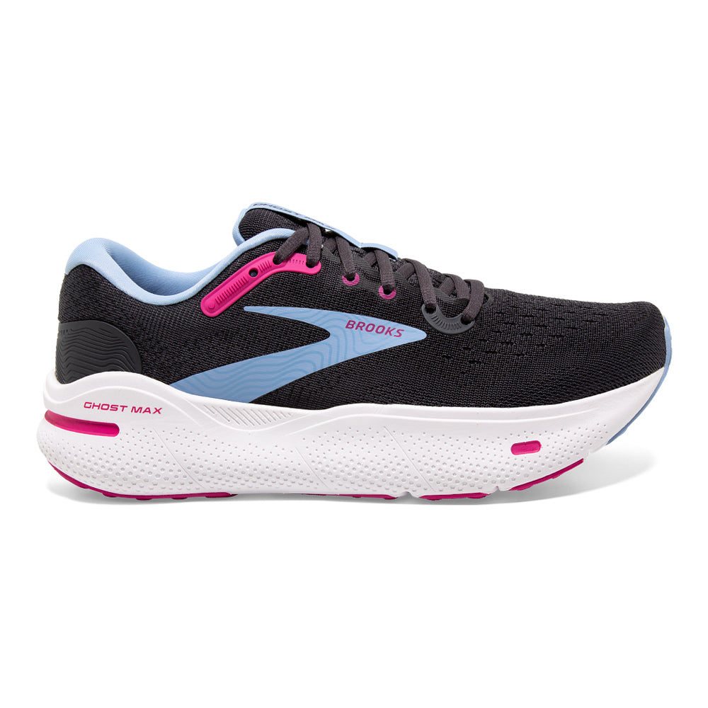 Brooks-Women's Brooks Ghost Max-Ebony/Open Air/Lilac Rose-Pacers Running