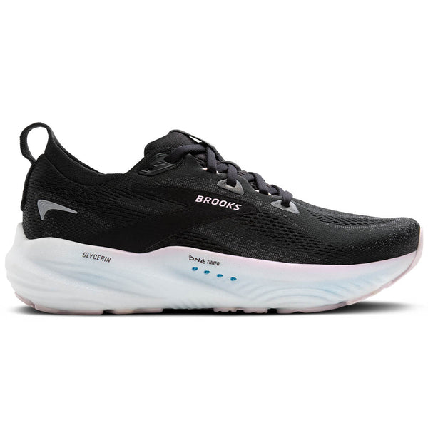 (取寄) ブルックス レディース グリセリン 22 シューズ - ウィメンズ Brooks women Glycerin 22 Shoe - Women's Black/Orchid Ice/White Womens-Brooks-Glycerin-22-