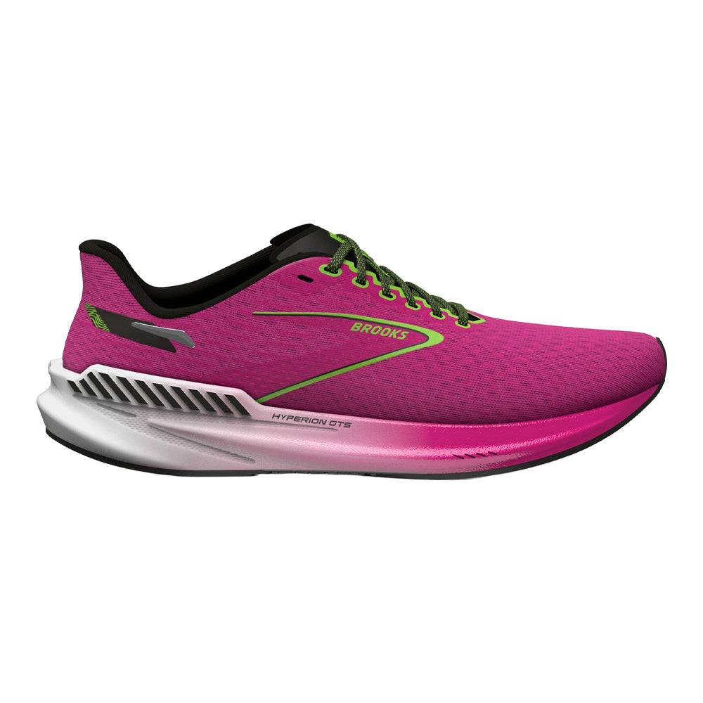 Brooks-Women's Brooks Hyperion GTS-Pink Glo/Green/Black-Pacers Running