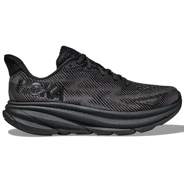 Women's HOKA ONE ONE Clifton 9 - Black - Pacers Running Online Store