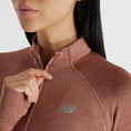 Load image into Gallery viewer, Women's New Balance Athletics Heat Grid Half Zip
