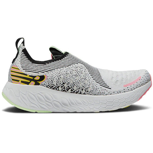 Women's New Balance Fresh Foam X 1080 Unlaced, White/Black/Vibrant Green/Bubblegum, 5 B Medium