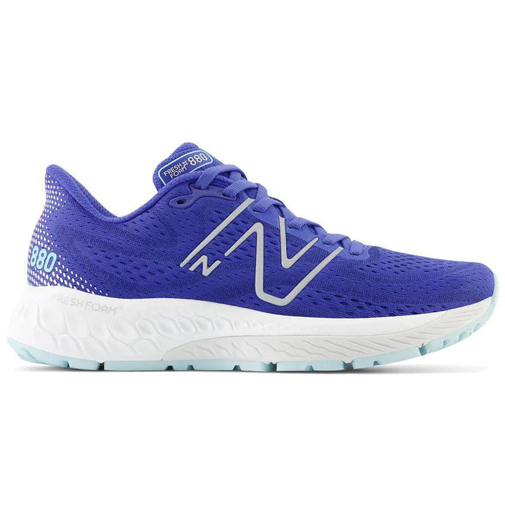 Women's New Balance Fresh Foam X 880v13, Marine Blue/Bright Cyan, 6 D Wide
