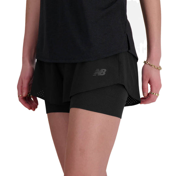 Women's New Balance RC Seamless 2-In-1 Running Shorts (3-Inch