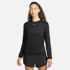 Nike-Women's Nike Dri-FIT Swift Element UV-Black/Reflective Silv-Pacers Running