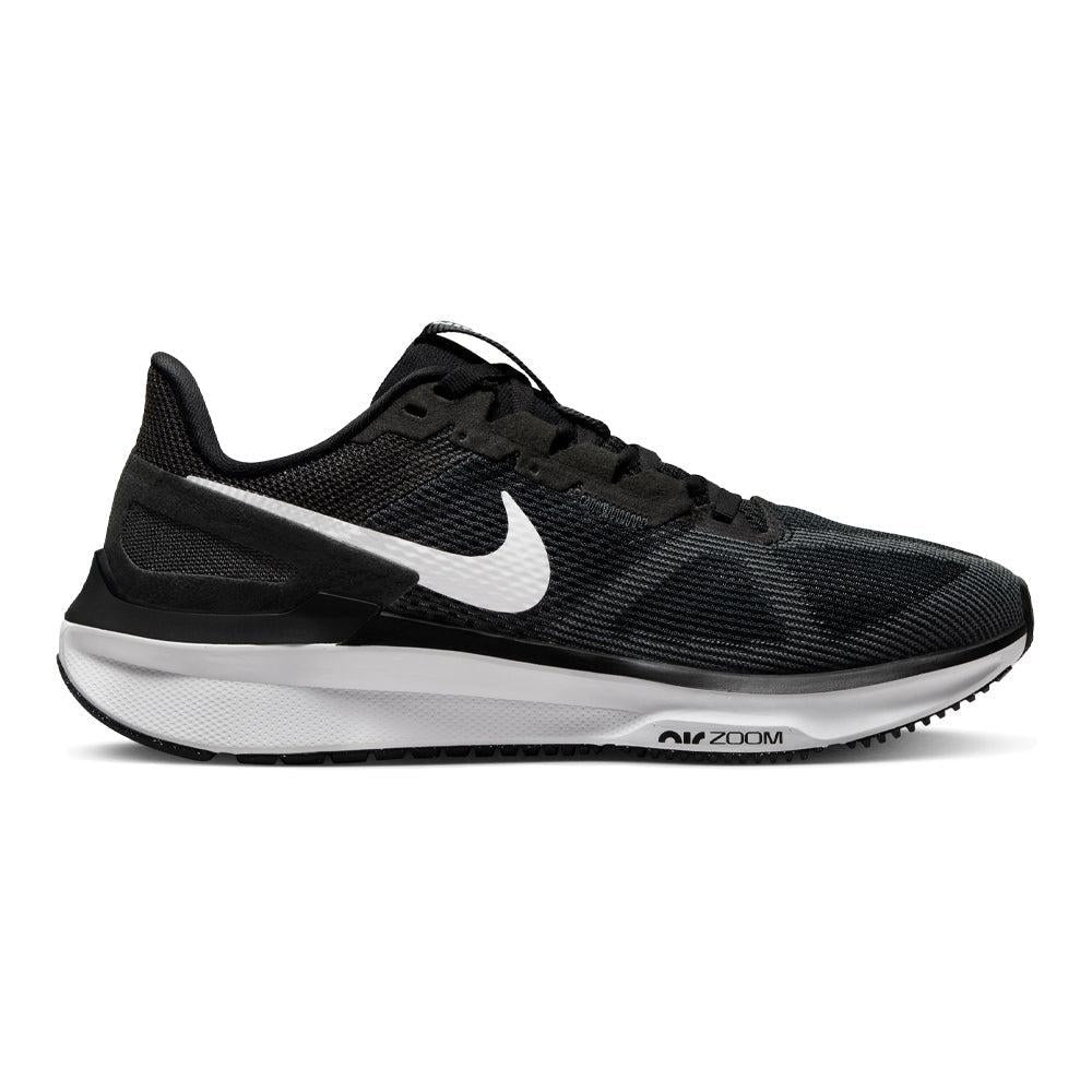 Nike-Women's Nike Structure 25-Black/White-DK Smoke Grey-Pacers Running