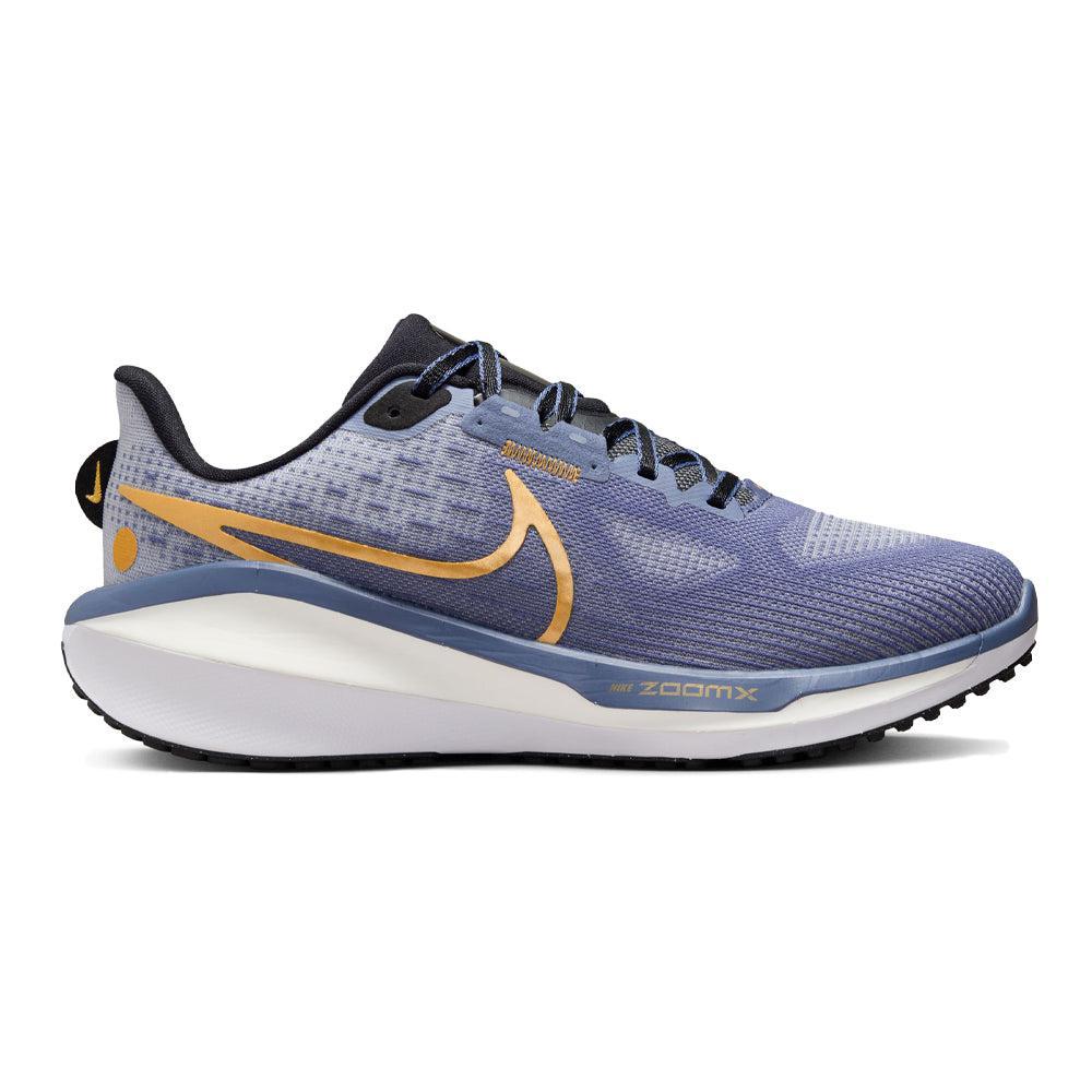 Nike-Women's Nike Vomero 17-Diffused Blue/Metallic Gold-Ashen Slate-Pacers Running