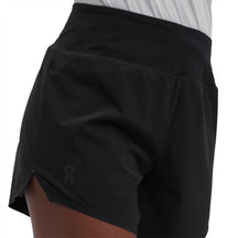On-Women's On 5" Running Shorts-Black-Pacers Running