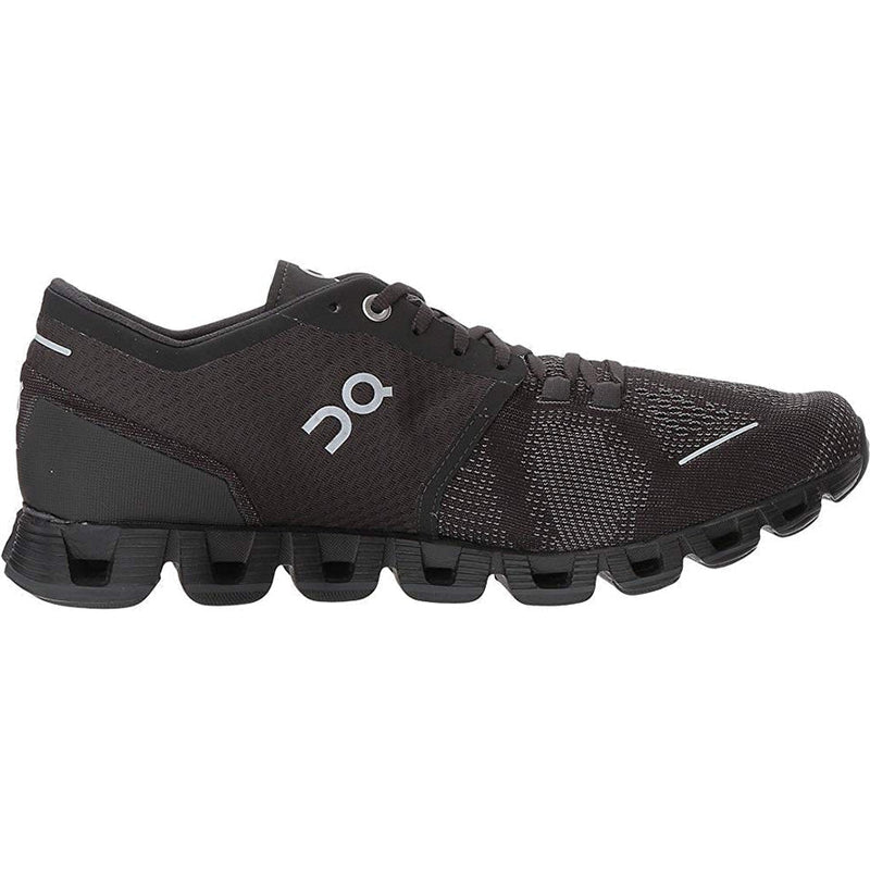 Women's On Cloud X, Black/Asphalt, 5.5 B Medium