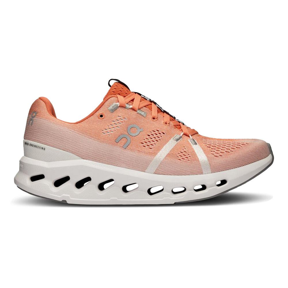 On-Women's On Cloudsurfer-Flame/White-Pacers Running