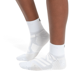 On-Women's On Performance Mid Sock-White/Ivory-Pacers Running