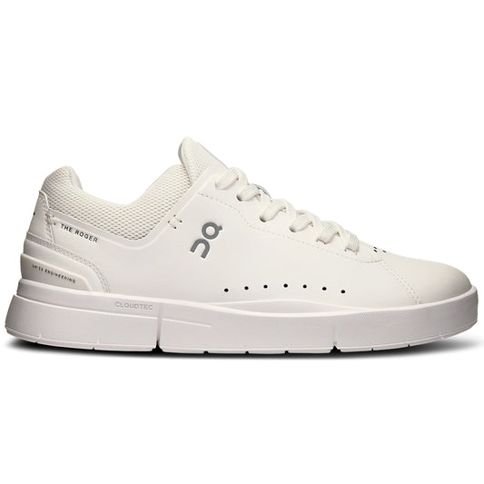 Women's On The Roger Advantage 2, All White, 7.5 B Medium