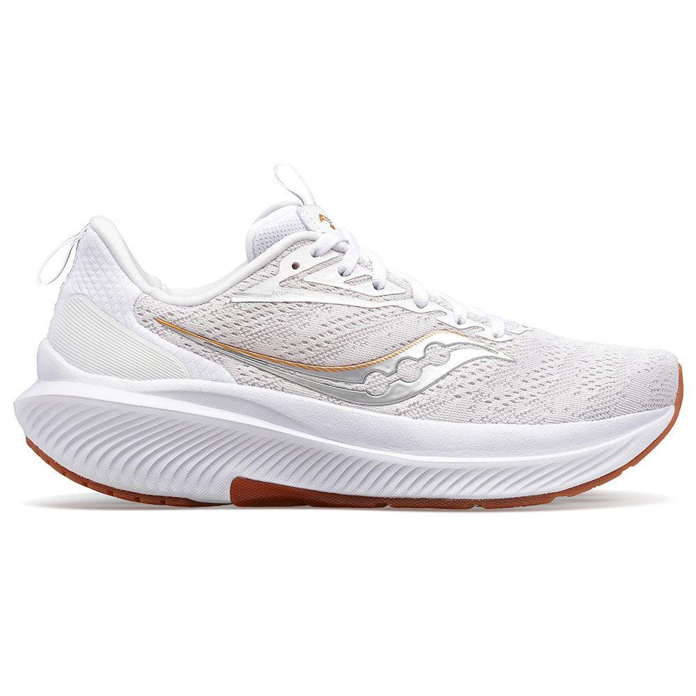 Women's Saucony Echelon 9, White/Gum, 6.5 D Wide