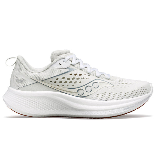 Women's Saucony Ride 17, Pearl/Gum, 11 B Medium