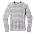 Load image into Gallery viewer, Smartwool-Women's Smartwool Classic Thermal Merino Base Layer Crew-Light Gray Mountain Scape-Pacers Running

