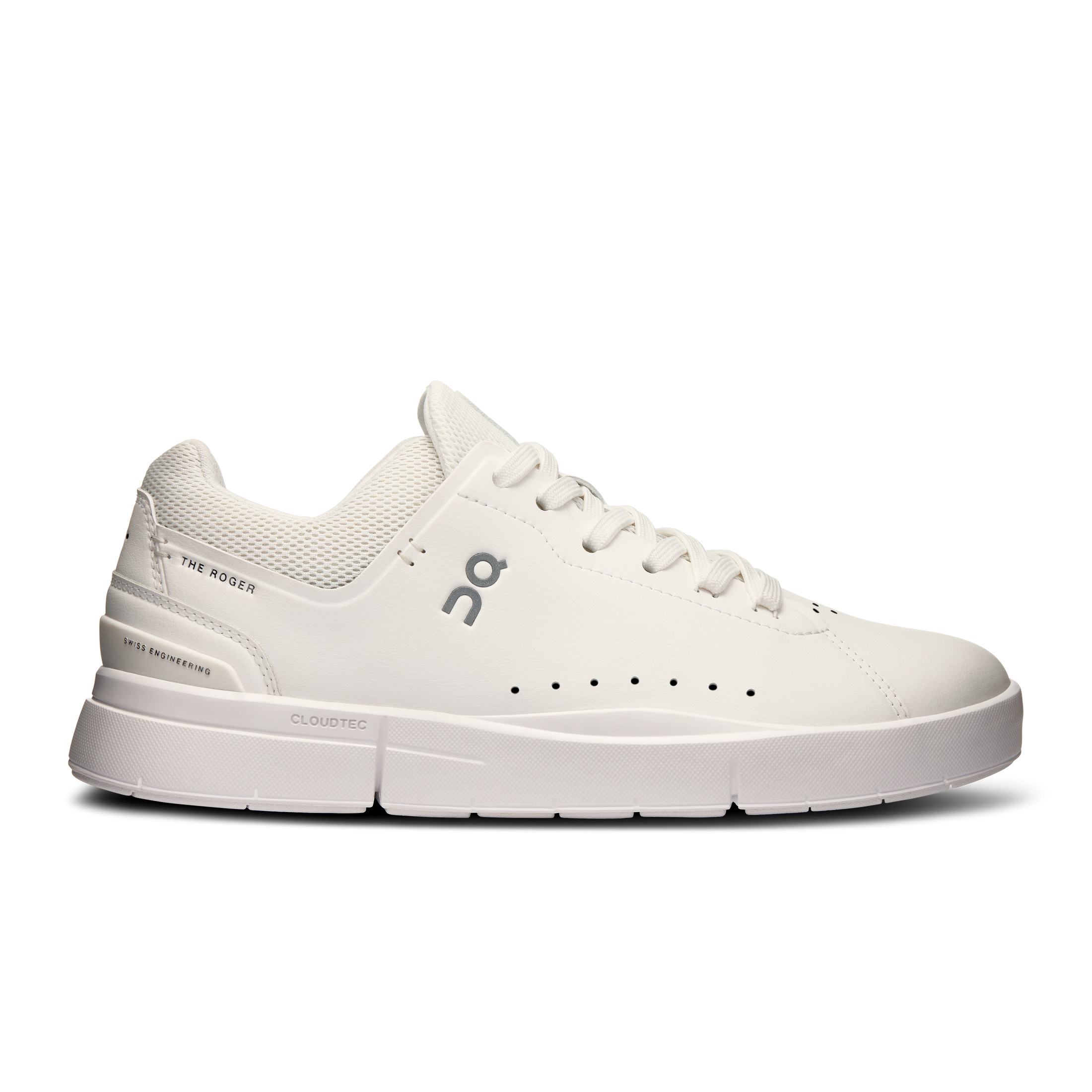 Women's On The Roger Advantage 2, All White, 10 B Medium