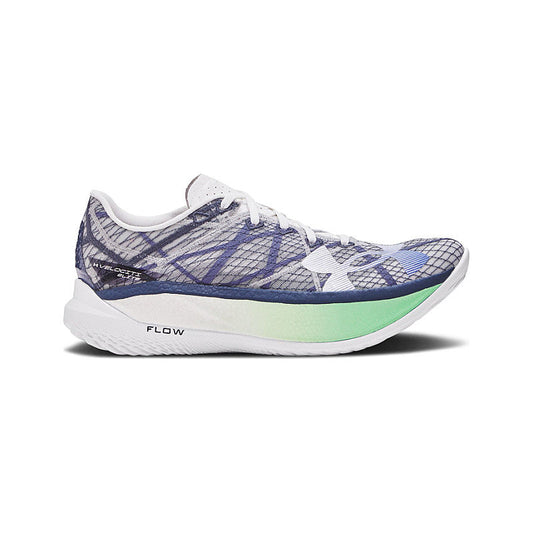 Women's Under Armour Velociti Elite 2, White/Grey, 9 B Medium