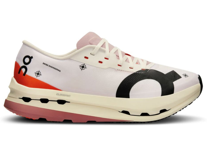 Women's On Cloudboom Echo 3, White/Flame, 8 B Medium