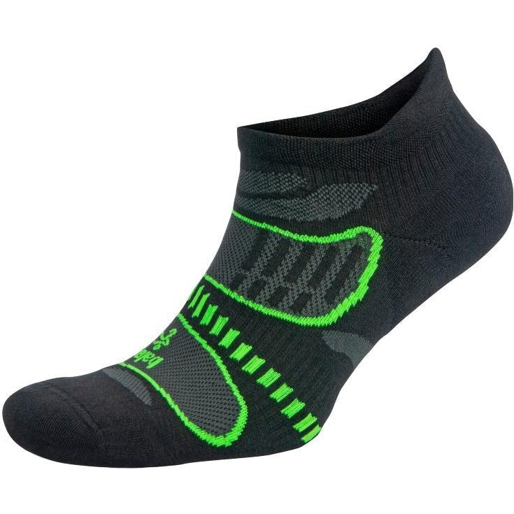 Balega-Balega Ultra Light No Show-Black/Lime-Pacers Running