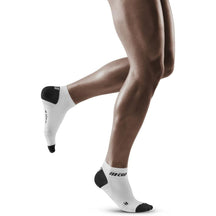 CEP-CEP Men's Low Cut Compression Socks 3.0-White/Dark Grey-Pacers Running