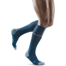 CEP-CEP Men's Tall Compression Socks 3.0-Blue/Grey-Pacers Running