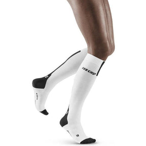 CEP-CEP Women's Tall Compression Socks 3.0-White/Dark Grey-Pacers Running