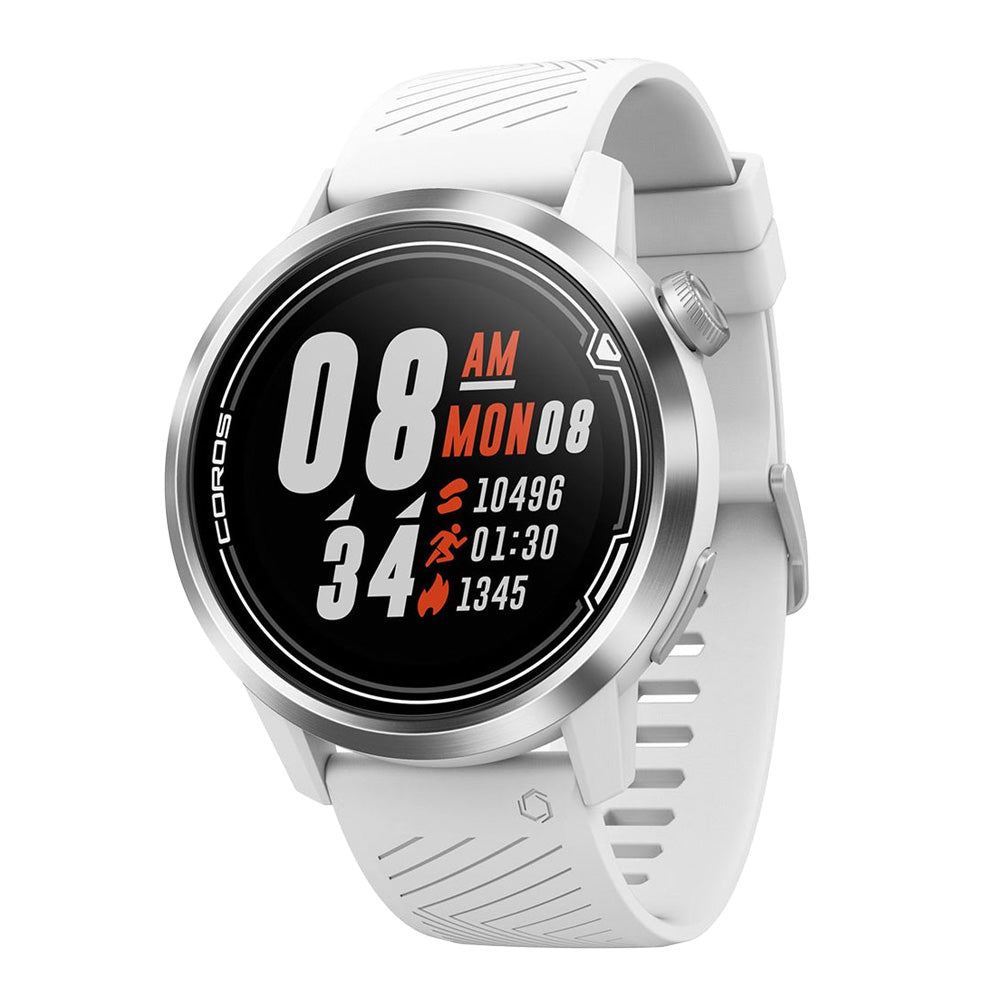 Coros-Coros APEX Premium Multisport Watch-White-Pacers Running