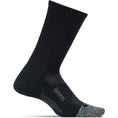 Load image into Gallery viewer, Feetures-Feetures Elite Light Cushion Mini Crew-Black-Pacers Running
