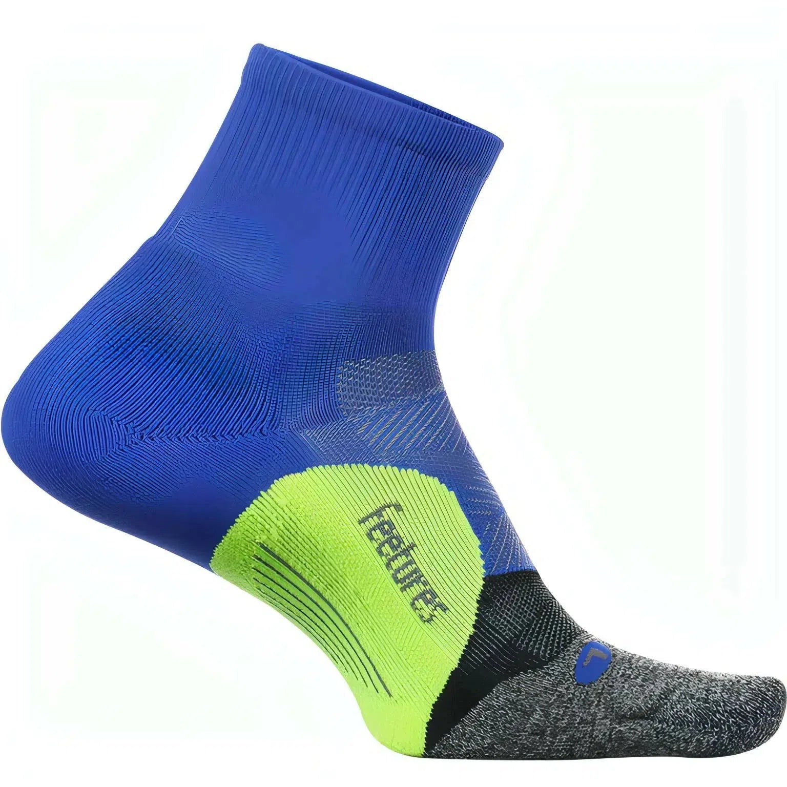 Feetures-Feetures Elite Light Cushion Quarter Length-Boost Blue-Pacers Running