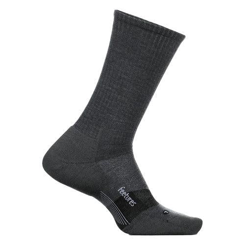 Feetures-Feetures Merino 10 Cushion Crew-Gray-Pacers Running