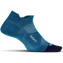 Feetures-Feetures Merino 10 Cushion No Show Tab-Nebula Navy-Pacers Running