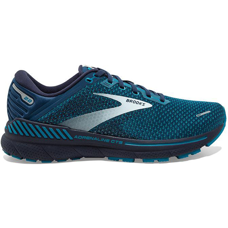 Brooks-Men's Brooks Adrenaline GTS 22-Titan/Teal/Grey-Pacers Running